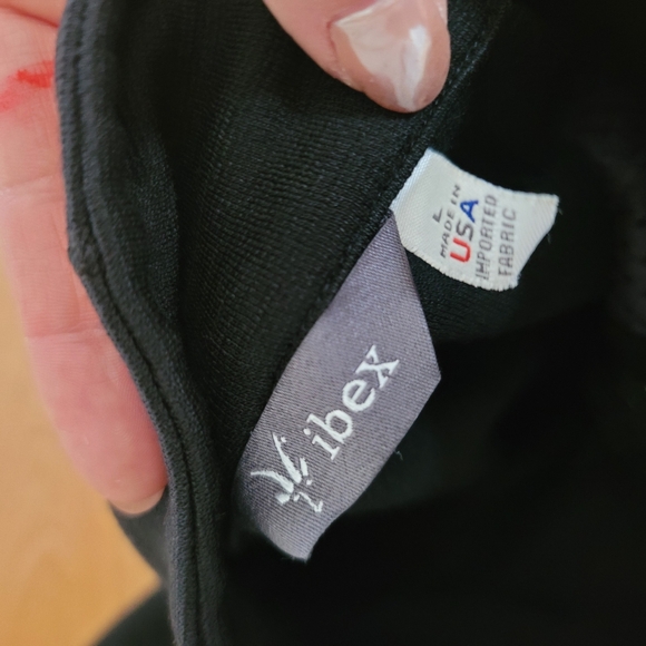 IBEX Men's Shak Jacket Black Wool Long Sleeve Zip Up - Picture 5 of 5